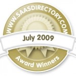 SaaSdir Award July 2009